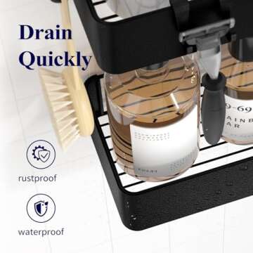 Kitsure Large Shower Caddy - Stylish and Functional Organizer