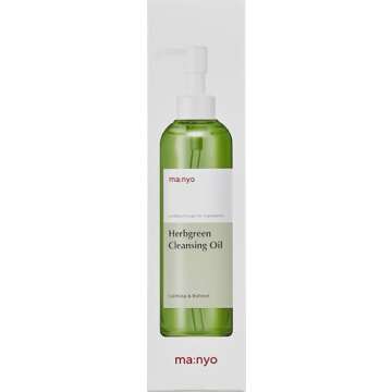 ma:nyo Herb Green Cleansing Oil - Daily Facial Cleanser with Natural Ingredients