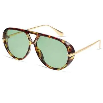 Trendy Polarized Aviator Sunglasses for Men and Women