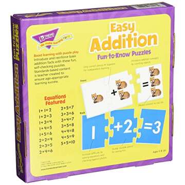 Trend Enterprises Fun-to-Know Puzzles for Easy Math Learning