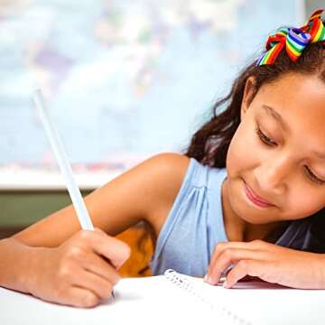 24 Pieces Rainbow Paper Pencils, Friendly Pencils, Rainbow Hb Pencils, White Barrel Graphite Pencils for Teachers Students Office Writing Drawing Sketching