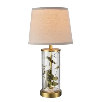 Globe Electric Fillable Table Lamp with Stylish Accents