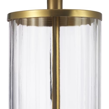 Globe Electric Fillable Table Lamp with Stylish Accents