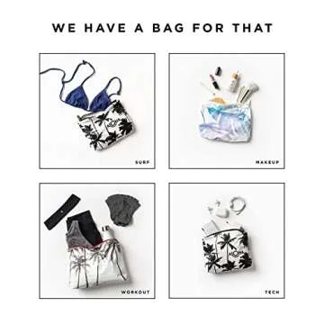 ALOHA Collection Small Day Palms Pouch - Stylish & Splash-Proof