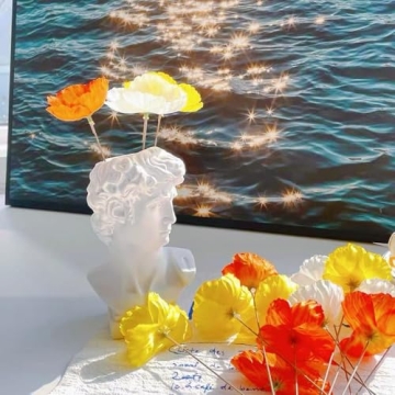 Stylish Greek Roman Statue Vase For Flowers & Plants