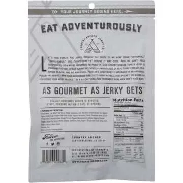 Country Archer Turkey Jerky - Gluten & Antibiotic Free Snack