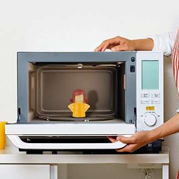 Angry Mama Microwave Cleaner, Microwave Oven Steam Cleaner, Angry Mom Steamer Cleaning Crud Easily i...