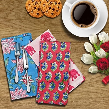 DIYANAIMPEX Eco-Friendly 10 Pc Cotton Napkins Set
