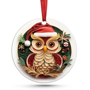 Owl Gifts for Women - Owl Ornaments for Christmas Trees - Owl Gifts for Owl Lovers, Owl Owl Decorati...