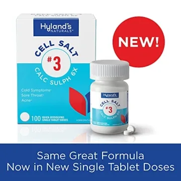 Hyland's Calc Sulph 6X Tablets for Cold Relief and Skin Health