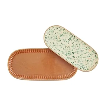 Mud Pie Splatter Nested Platters for Elegant Entertaining