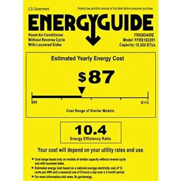 FRIGIDAIRE 10000 BTU Window Air Conditioner with Remote