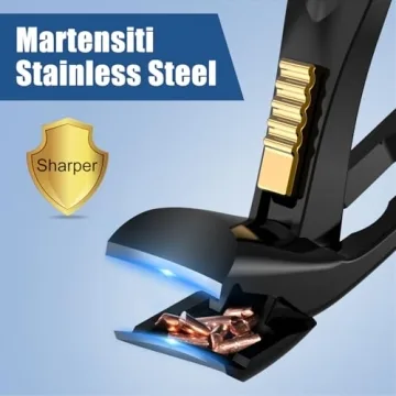 SHINLEA Angled Head Nail Clippers for Seniors Thick Nails