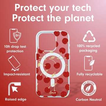Sonix Cherry on Top Case for iPhone 15 Pro Max - Stylish & Protects