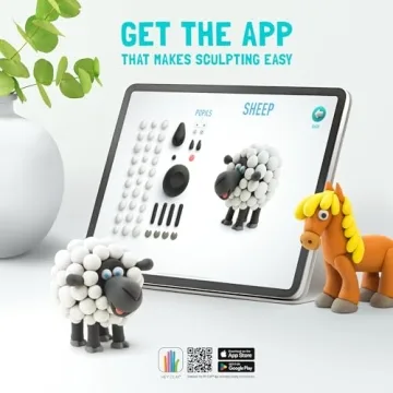 Hey Clay Animals Interactive Air-Dry Clay & App for Kids