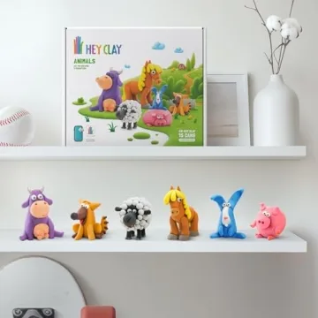 Hey Clay Animals Interactive Air-Dry Clay & App for Kids