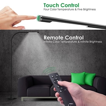 JOLY JOY LED Modern Floor Lamp Remote Adjustable Lighting