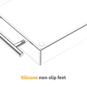 Richboom Clear Acrylic Serving Tray Perfect for Hosting