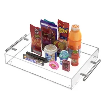 Richboom Clear Acrylic Serving Tray Perfect for Hosting