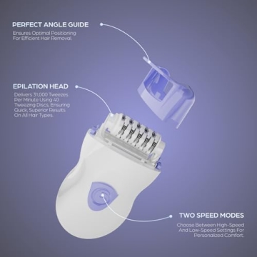 Epilady Speed Corded Epilator for Women | Compact Hair Removal Device
