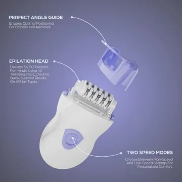 Epilady Speed Corded Epilator for Women | Compact Hair Removal Device