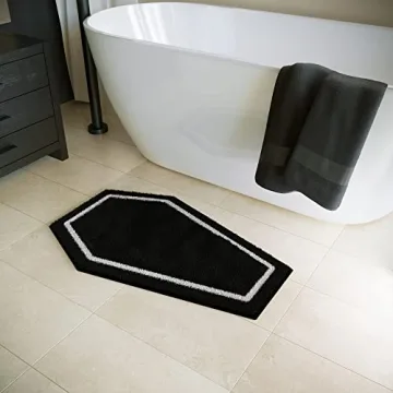 Coffin Bath Mat - Gothic Halloween Decor for Every Space