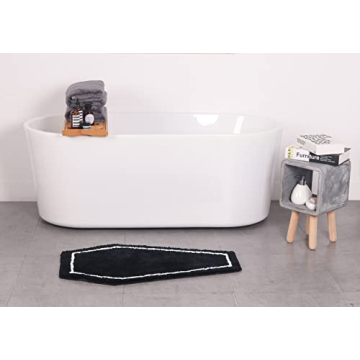 Coffin Bath Mat - Gothic Halloween Decor for Every Space