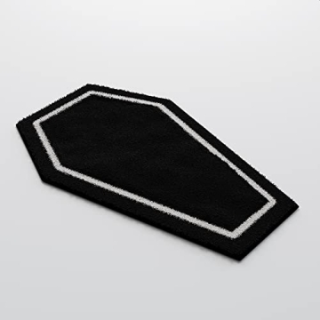 Coffin Bath Mat - Gothic Halloween Decor for Every Space