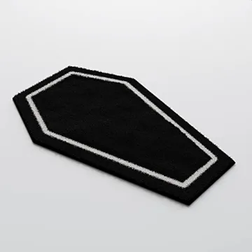 Coffin Bath Mat - Gothic Halloween Decor for Every Space