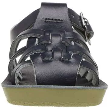 Salt Water Sandals by HOY Shoe for Kids - Stylish & Durable, Navy, Size 8