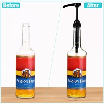 Zopeal 8 Syrup Pumps for Easy Coffee Syrup Dispensing