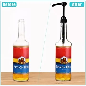 Zopeal 8 Syrup Pumps for Easy Coffee Syrup Dispensing