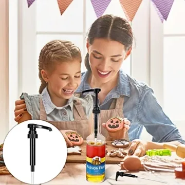 Zopeal 8 Syrup Pumps for Easy Coffee Syrup Dispensing