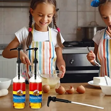 Zopeal 8 Syrup Pumps for Easy Coffee Syrup Dispensing