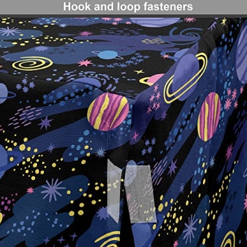 Ambesonne Galaxy Dog Crate Cover for Large Dogs, Stylish and Durable