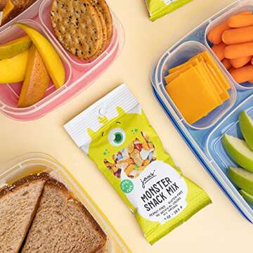 Jax's Monster Mix (Original, 30 Pack of 1 oz Pouches) Peanut Free Gluten Free All Natural Snack Mix - Great Tasting On-The-Go Snack, Made in the USA