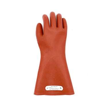 ShuangAn Electrical Insulated Rubber Gloves Electrician 12KV High Voltage Safety Protective Work Gloves Insulating for Lineman Man Woman