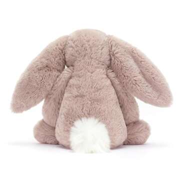 Jellycat Bashful Luxe Rosa Bunny Stuffed Animal, Medium 12 inches | Rabbit and Bunny Plush Toy | Classic Children's Gift