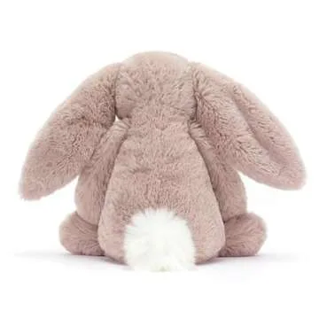 Jellycat Bashful Luxe Rosa Bunny Stuffed Animal, Medium 12 inches | Rabbit and Bunny Plush Toy | Classic Children's Gift
