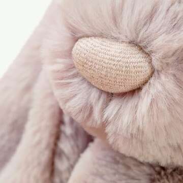 Jellycat Bashful Luxe Rosa Bunny Stuffed Animal, Medium 12 inches | Rabbit and Bunny Plush Toy | Classic Children's Gift