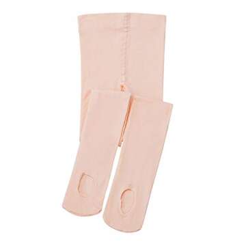 MANZI 3 Pairs Women's Girl's Dance Tights Convertible Transition Ballet Tights 40D Ballet Pink S(4-6...