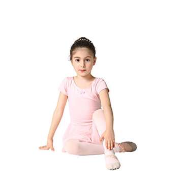 MANZI 3 Pairs Women's Girl's Dance Tights Convertible Transition Ballet Tights 40D Ballet Pink S(4-6y)