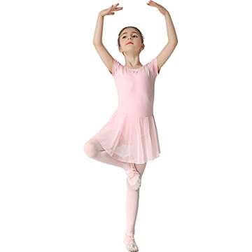 MANZI 3 Pairs Women's Girl's Dance Tights Convertible Transition Ballet Tights 40D Ballet Pink S(4-6y)