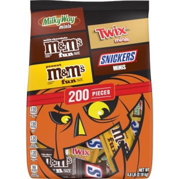 Halloween Candy Variety Pack - 200 Ct Treats