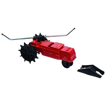 Melnor 4501 Traveling Sprinkler Lawn Rescue-13,500 sq. ft. Coverage Variable Speed Control with Adjustable Spray Arms, 10 x 17.63 x 8 inches