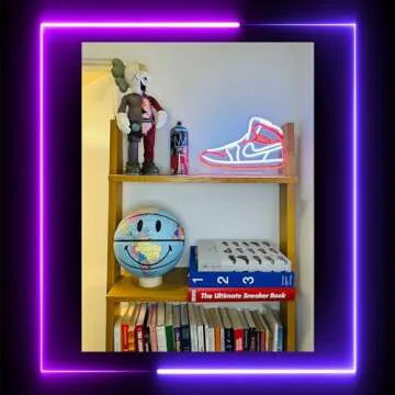 Stylish Blue Sneakers Neon Sign for Home Decor