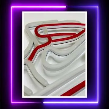 Stylish Blue Sneakers Neon Sign for Home Decor