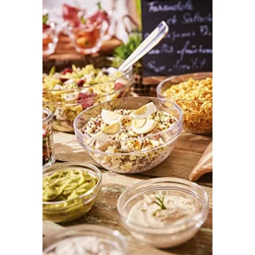 Luminarc Stackable Bowl Set: Versatile 10-Piece Glass Set