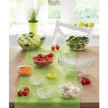 Luminarc Stackable Bowl Set: Versatile 10-Piece Glass Set