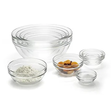 Luminarc Stackable Bowl Set: Versatile 10-Piece Glass Set